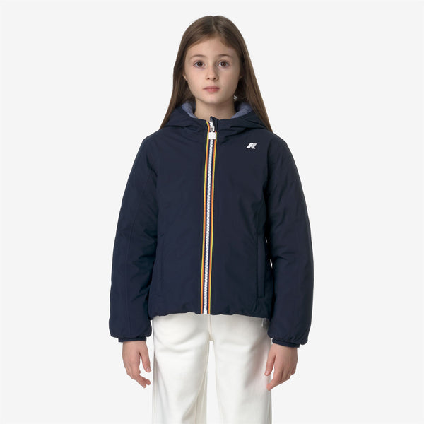 K Way P. LILY ST THERMO REVERSIBLE BLUE D-GREY BLUE A