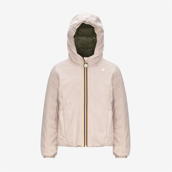 k way P. LILY ST THERMO REVERSIBLE PINK TINT-GREEN CYPRESS