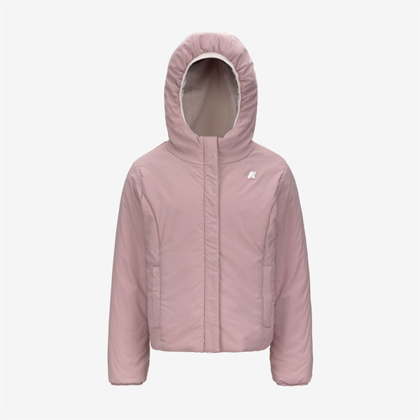K Way P. LILY ST WARM REVERSIBLE ROSE HUSHED-ROSE PINKISH