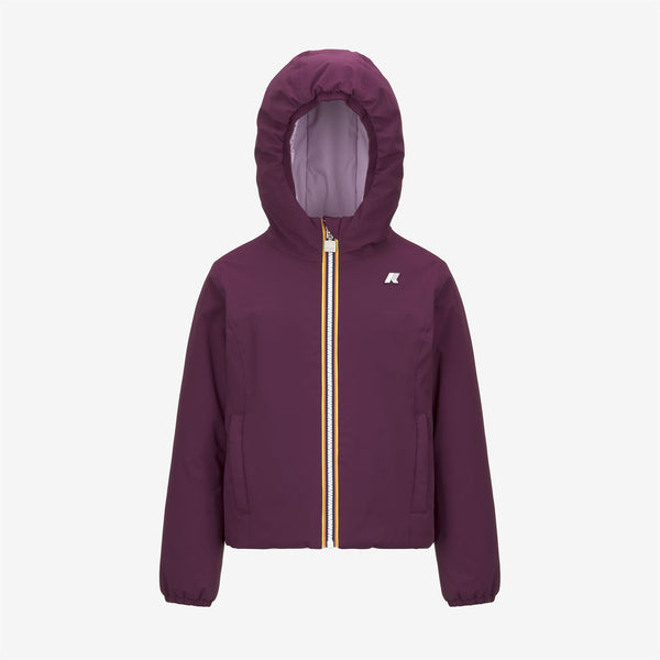 k way P. LILY ST WARM REVERSIBLE VIOLET DK PURPLE-VIOLET LT LILAC