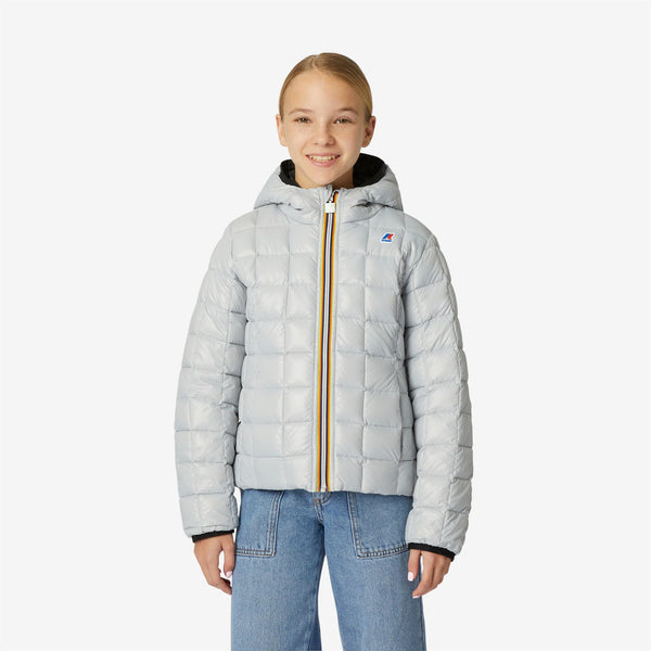 K Way P. LILY THERMO PLUS.2 REVERSIBLE BLACK PURE-GREY LT