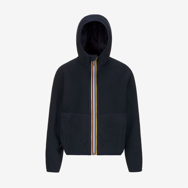 K Way P. LILY VELOUR POLAR REVERSIBLE BLUE DEPTH-BLUE DEPTH