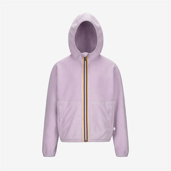 K Way P. LILY VELOUR POLAR REVERSIBLE VIOLET LT LILAC