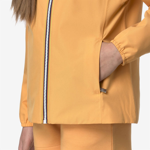 K Way P. MARGUERITE STRETCH POLY JERSEY ORANGE AMBER