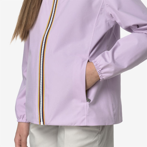 K Way P. MARGUERITE STRETCH POLY JERSEY VIOLET LT LILAC