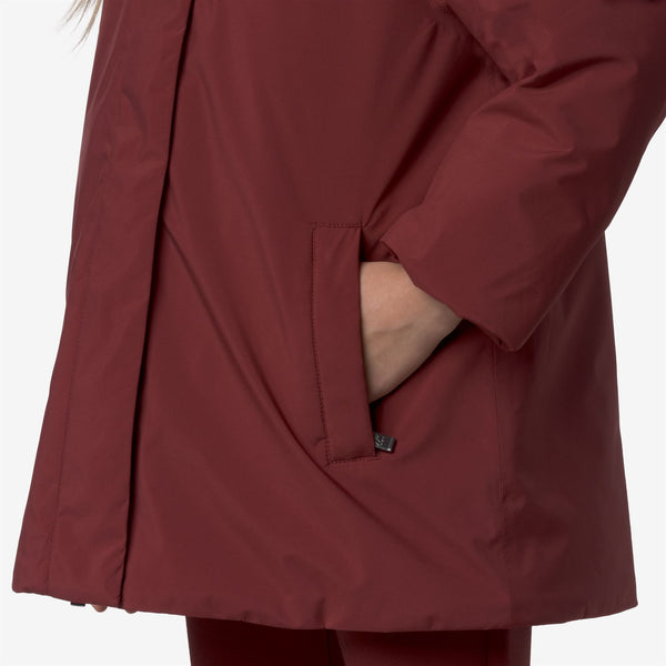 K Way P. MORESE SOFT TOUCH MARMOTTA RED SYRAH-GREY GOAT