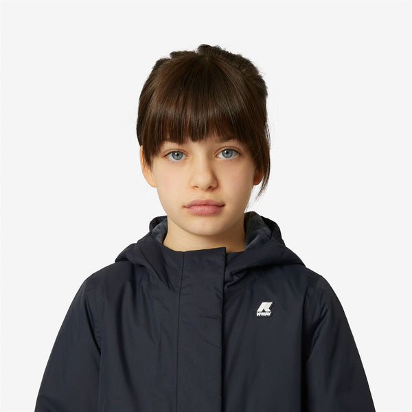 K Way P. SOPHIE MICRO RIPSTOP MARMOTTA BLUE DEPTH-BLUE DEPTHS