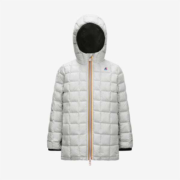 K Way P. SOPHIE THERMO PLUS.2 REVERSIBLE BLACK PURE-GREY LT