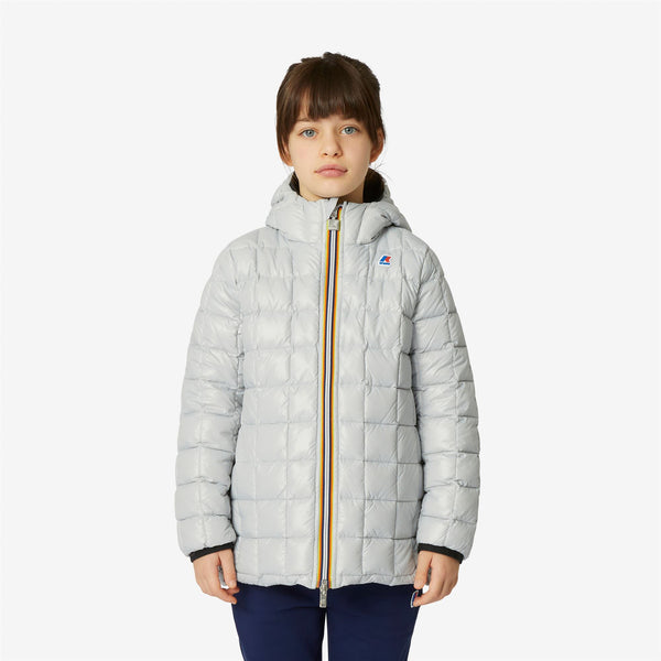 K Way P. SOPHIE THERMO PLUS.2 REVERSIBLE BLACK PURE-GREY LT