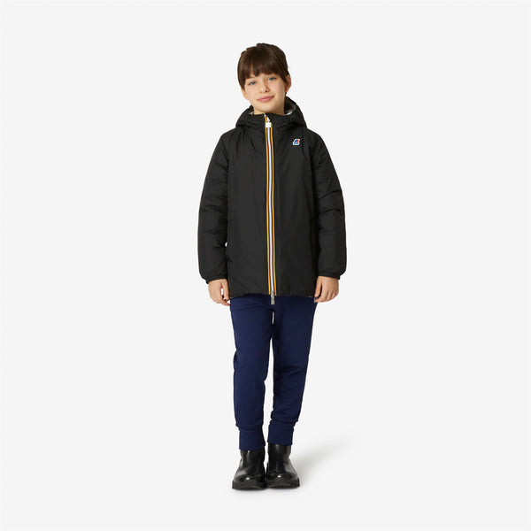 K Way P. SOPHIE THERMO PLUS.2 REVERSIBLE BLACK PURE-GREY LT