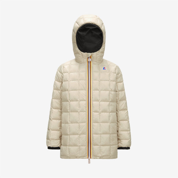 K Way P. SOPHIE THERMO PLUS.2 REVERSIBLE BLACK PURE-NATURAL