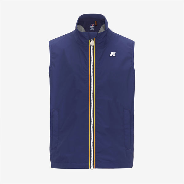 k way P. VALEN STRETCH NYLON JERSEY BLUE DEEP COBALT