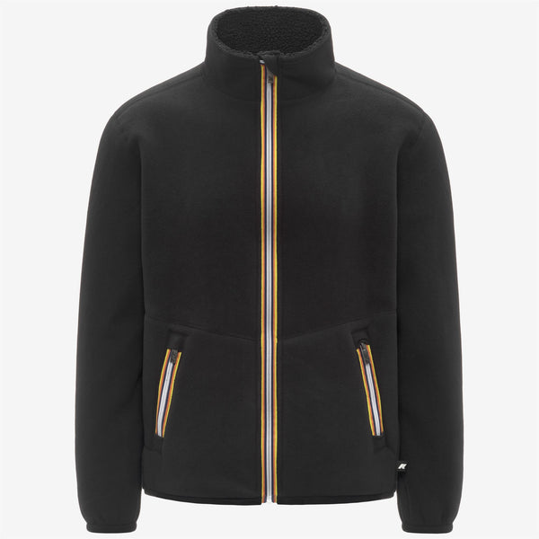 K Way PASCAL SHERPA POLAR REVERSIBLE BLACK PURE-BLACK PURE