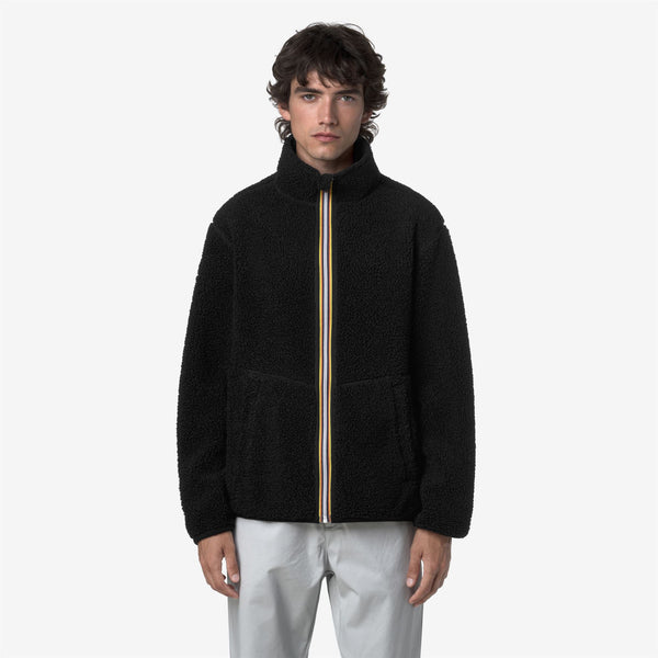 K Way PASCAL SHERPA POLAR REVERSIBLE BLACK PURE-BLACK PURE
