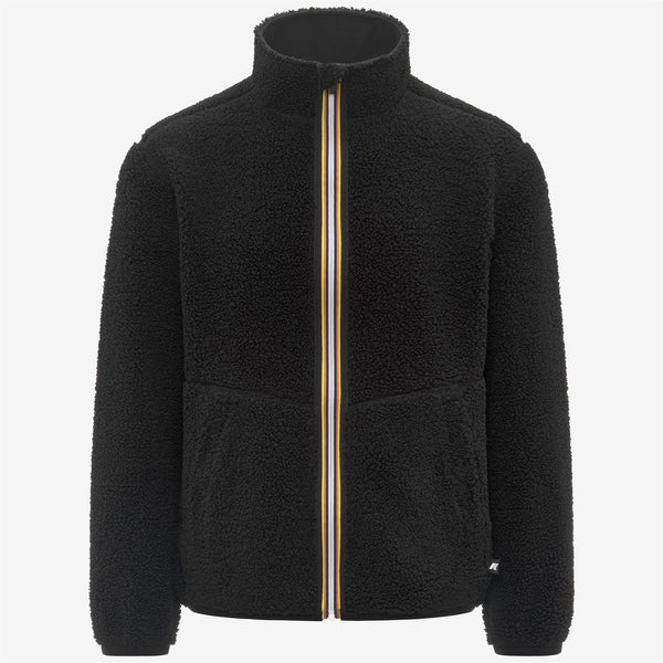 k way PASCAL SHERPA POLAR REVERSIBLE BLACK PURE-BLACK PURE