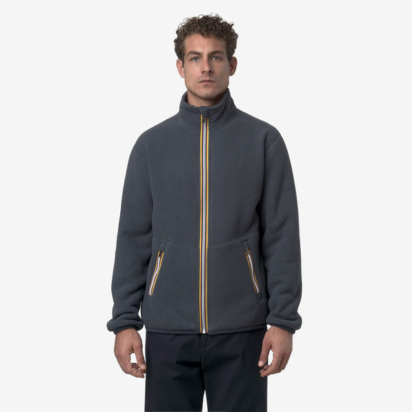 K Way PASCAL SHERPA POLAR REVERSIBLE BLUE AIRFORCE COMBO