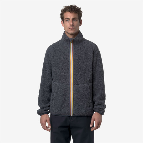 K Way PASCAL SHERPA POLAR REVERSIBLE BLUE AIRFORCE COMBO