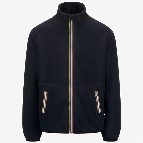 K Way PASCAL SHERPA POLAR REVERSIBLE BLUE DEPTH-BLUE DEPTH