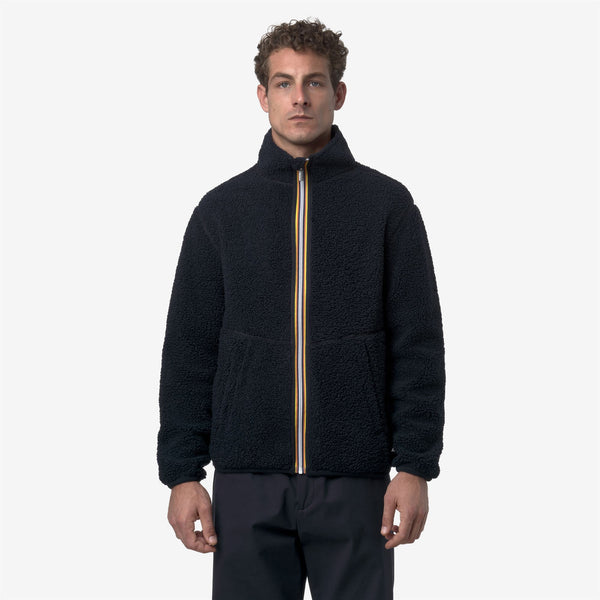 K Way PASCAL SHERPA POLAR REVERSIBLE BLUE DEPTH-BLUE DEPTH