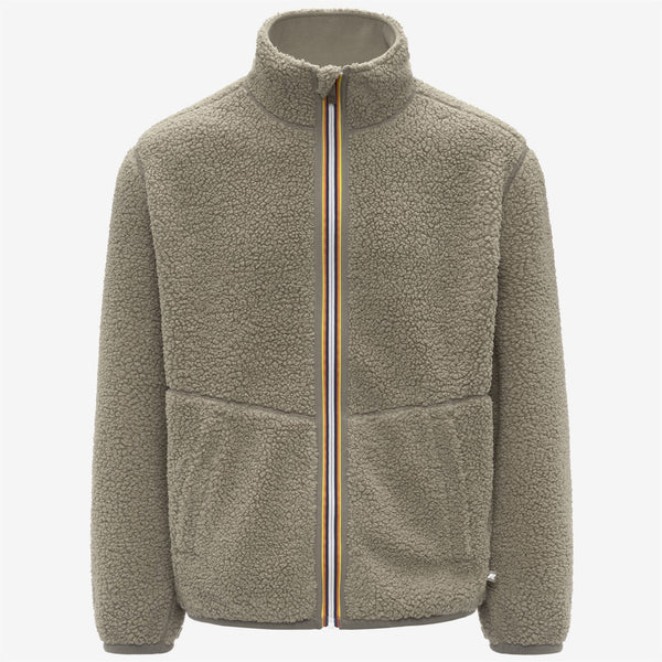 k way PASCAL SHERPA POLAR REVERSIBLE GREEN OAK-GREEN OAK