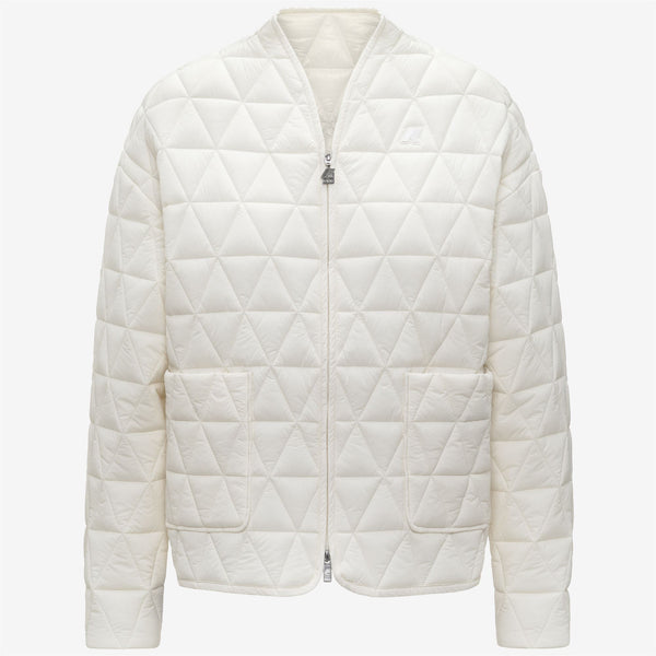 k way SELIME DIAMOND QUILTED WARM AF WHITE GARDENIA