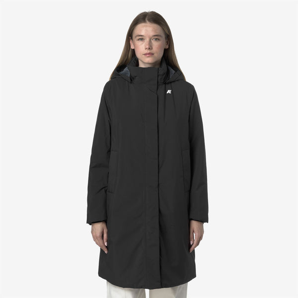 K Way SONJA SOFT TOUCH MARMOTTA BLACK PURE-BLUE AIRFORCE