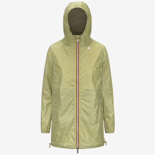 K Way SOPHIE PLUS.2 REVERSIBLE GREEN LICHEN-GREEN MOSS