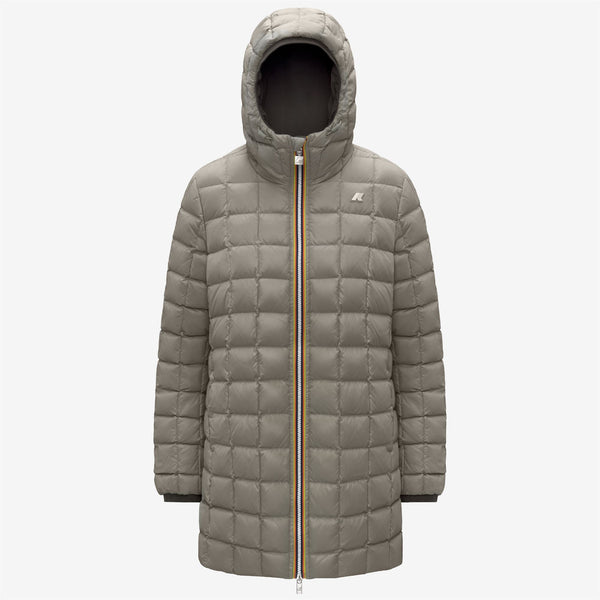 K Way SOPHIE ST THERMO REVERSIBLE BLACK OLIVE-GREEN OAK