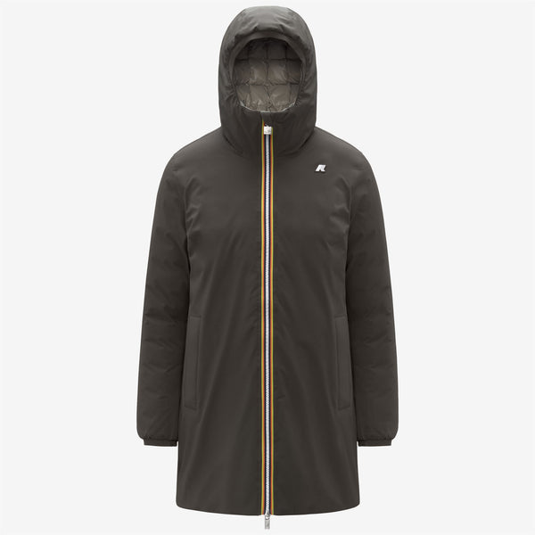 k way SOPHIE ST THERMO REVERSIBLE BLACK OLIVE-GREEN OAK