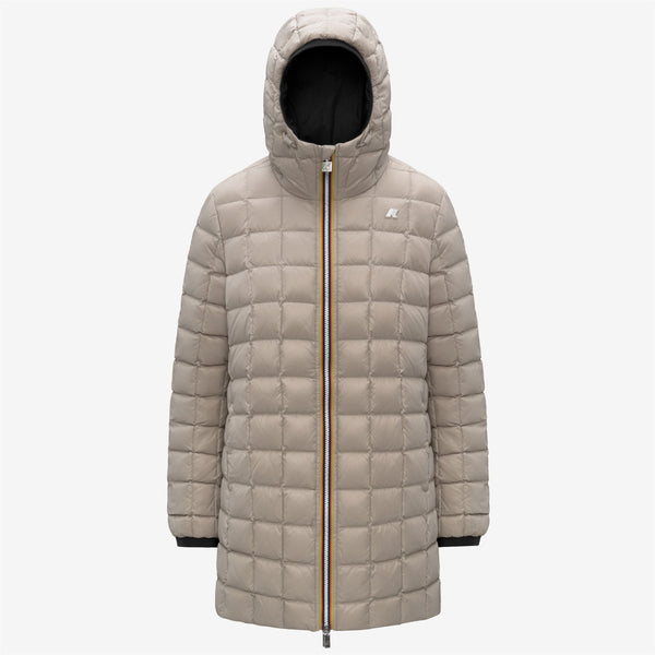 K Way SOPHIE ST THERMO REVERSIBLE BLACK PURE-BEIGE CASHMERE