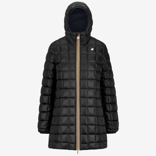 K Way SOPHIE ST THERMO REVERSIBLE BLUE DEPTH-BLACK PURE