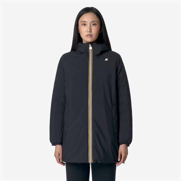 K Way SOPHIE ST THERMO REVERSIBLE BLUE DEPTH-BLACK PURE