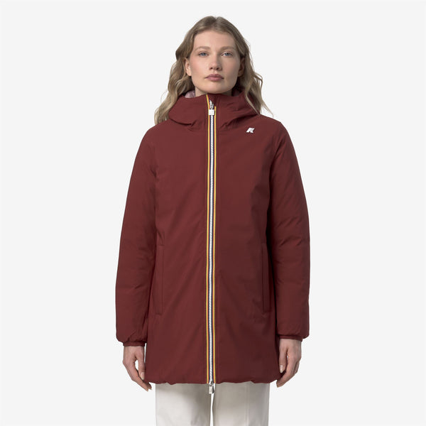 K Way SOPHIE ST THERMO REVERSIBLE RED SYRAH-ROSE PINKISH