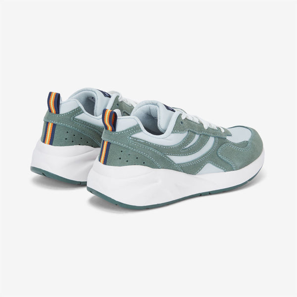 K Way TRAINING 3.0 LACES GREY LT-GREEN LAUREL-WHITE