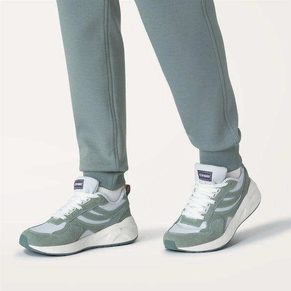 K Way TRAINING 3.0 LACES GREY LT-GREEN LAUREL-WHITE