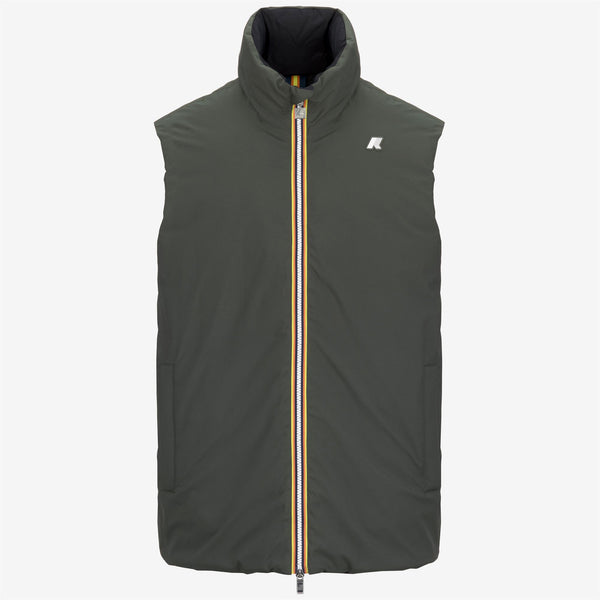 k way VALEN ST THERMO REVERSIBLE GREEN BLACKISH-BLACK PURE