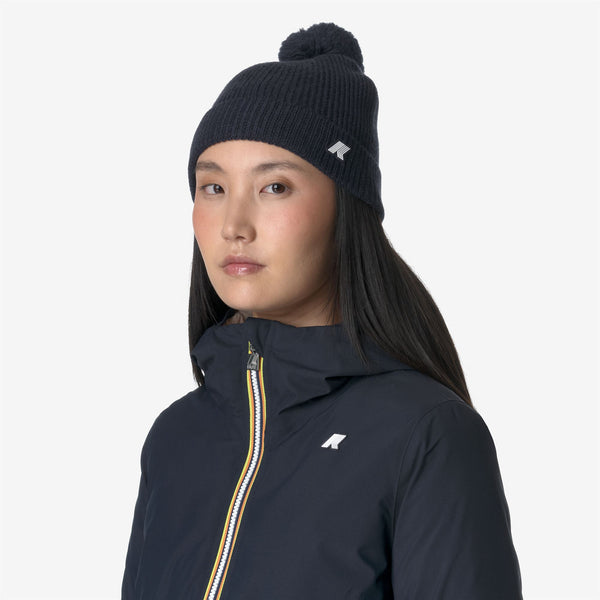 K Way VINCIENNE CARDIGAN STITCH WOOL BLUE DEPTH MELANGE