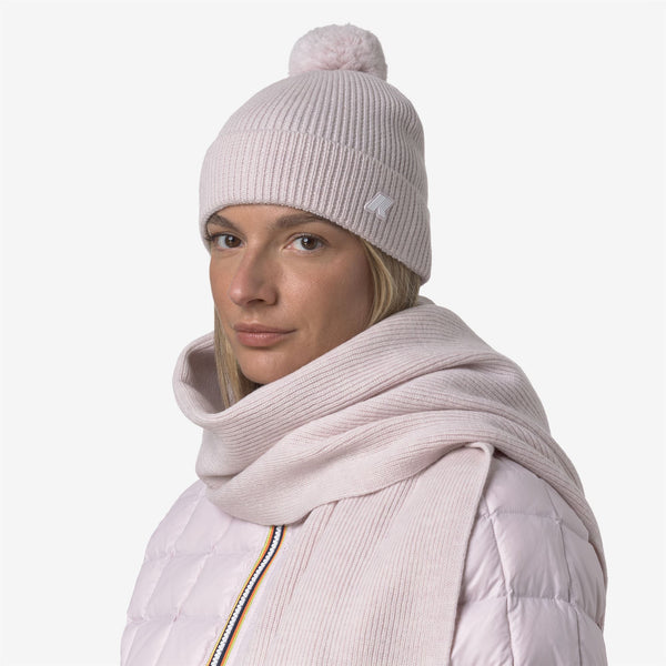 K Way VINCIENNE CARDIGAN STITCH WOOL ROSE HUSHED MELANGE