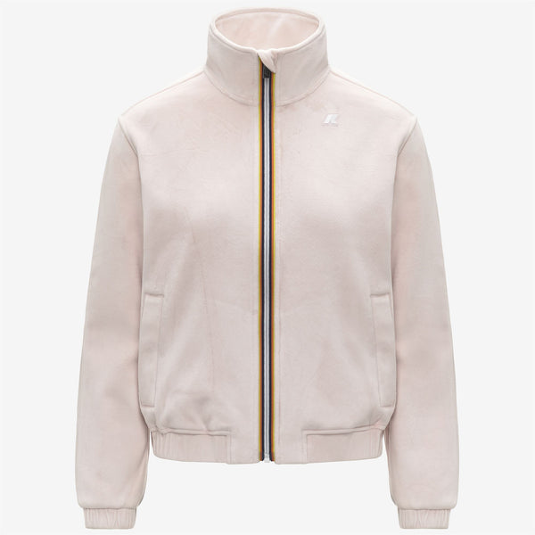 k way VIVIETTE VELOUR POLAR ROSE HUSHED-ROSE HUSHED