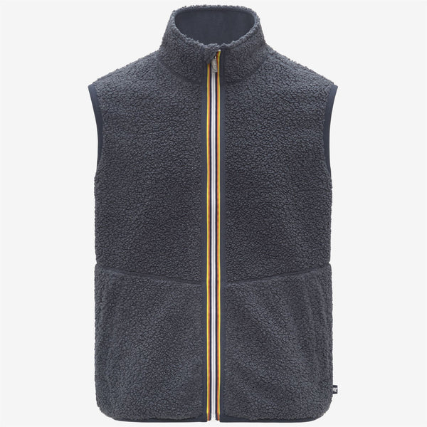 k way YANNICK SHERPA POLAR REVERSIBLE BLUE AIRFORCE COMBO