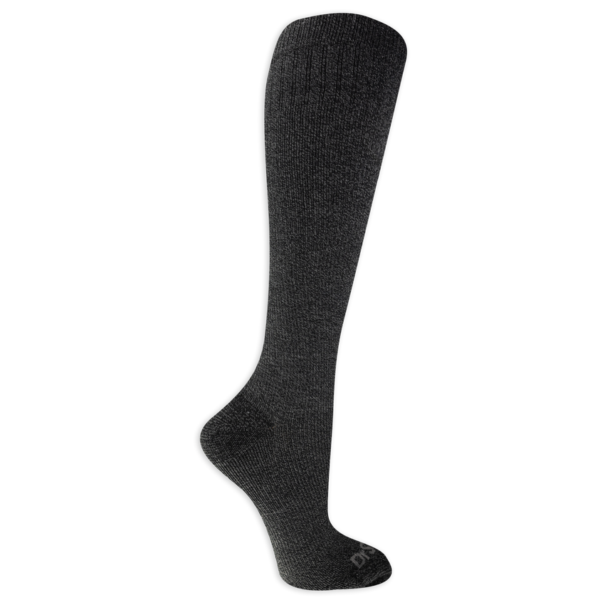 k. bell socks Dr. Scholl's Women's Marled Knee High Graduated Compression Socks CHARCOAL HEATHER