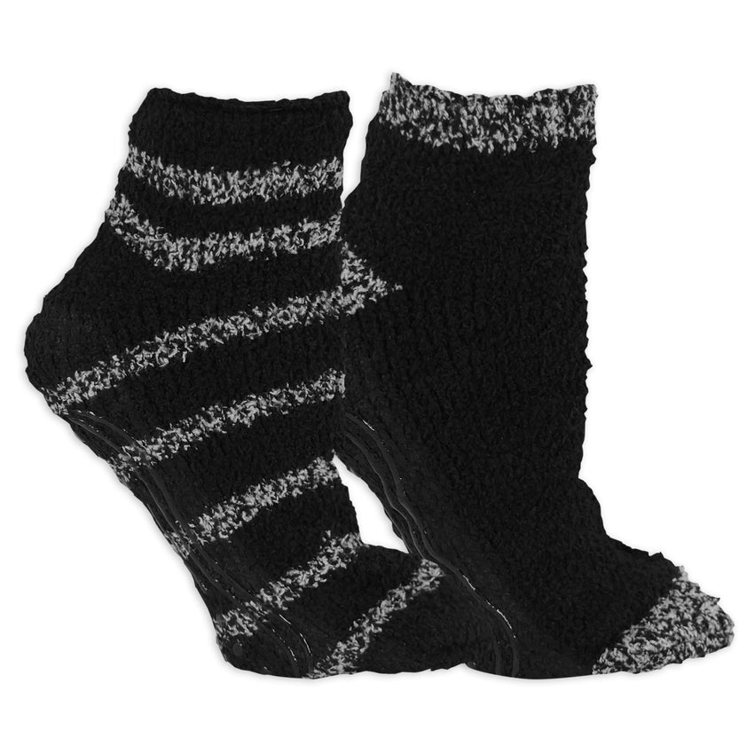 k. bell socks Dr. Scholl's Women's Soothing Spa Gripper Low Cut Socks 2 Pair Pack - Lavender & Vitamin E Infused Cozy Comfort Black