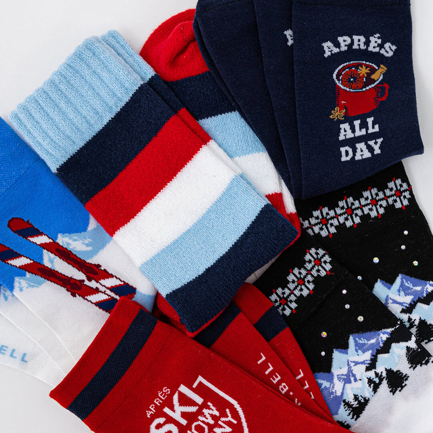 K. Bell Socks K.Bell Women's Aprés All Day Crew Socks Navy