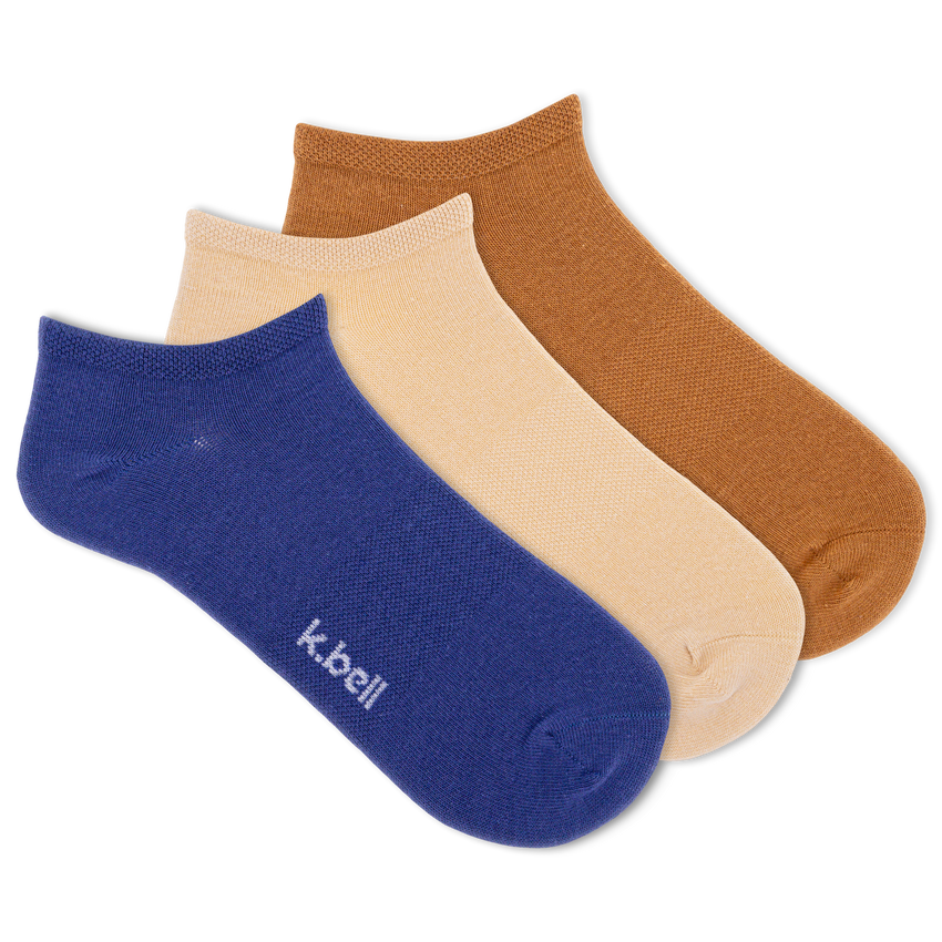k. bell socks K.Bell Women's Flex Fit No Show Sock Assorted