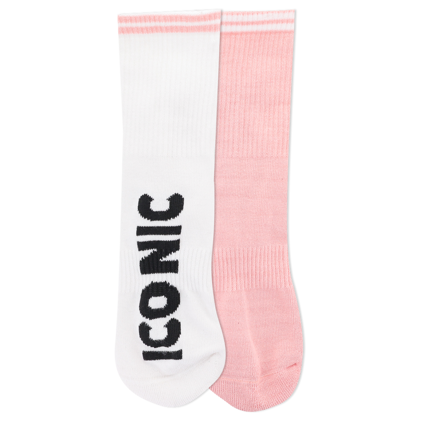 k. bell socks K.Bell Women's K.B Athletic Iconic Active Anklet Sock 2 Pack Multi-Colored