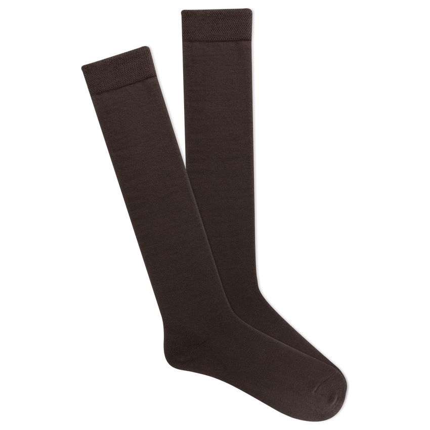 k. bell socks K.Bell Women's Modal Knee High Socks with Comfort Top Brown