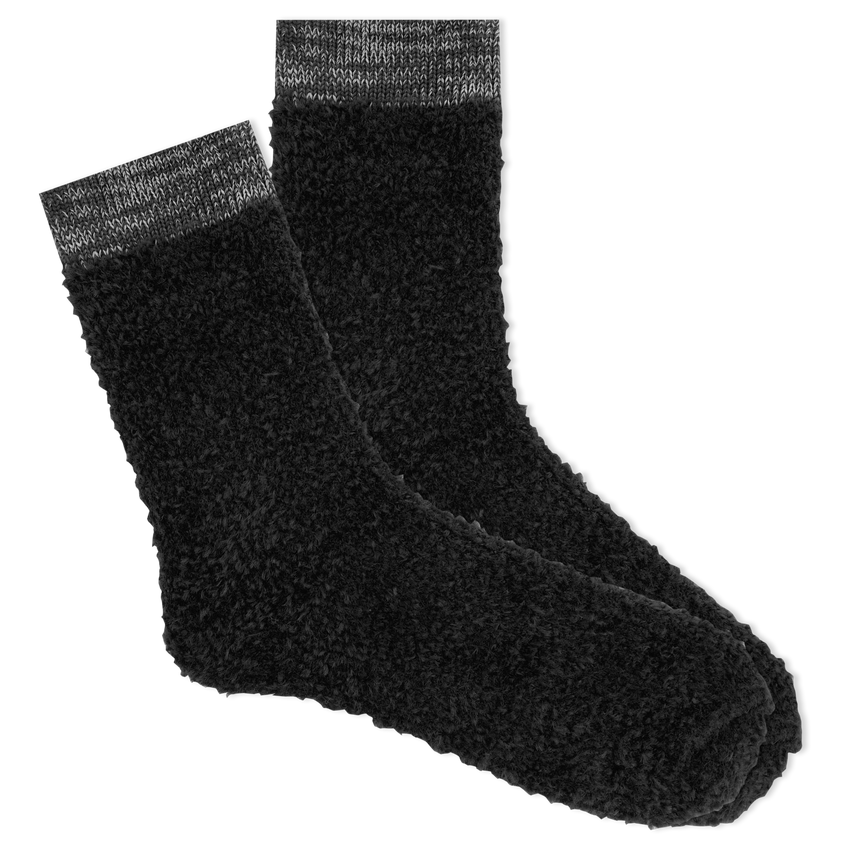 k. bell socks K.Bell Women's Soft & Dreamy™ Furry Boot Crew Socks Black