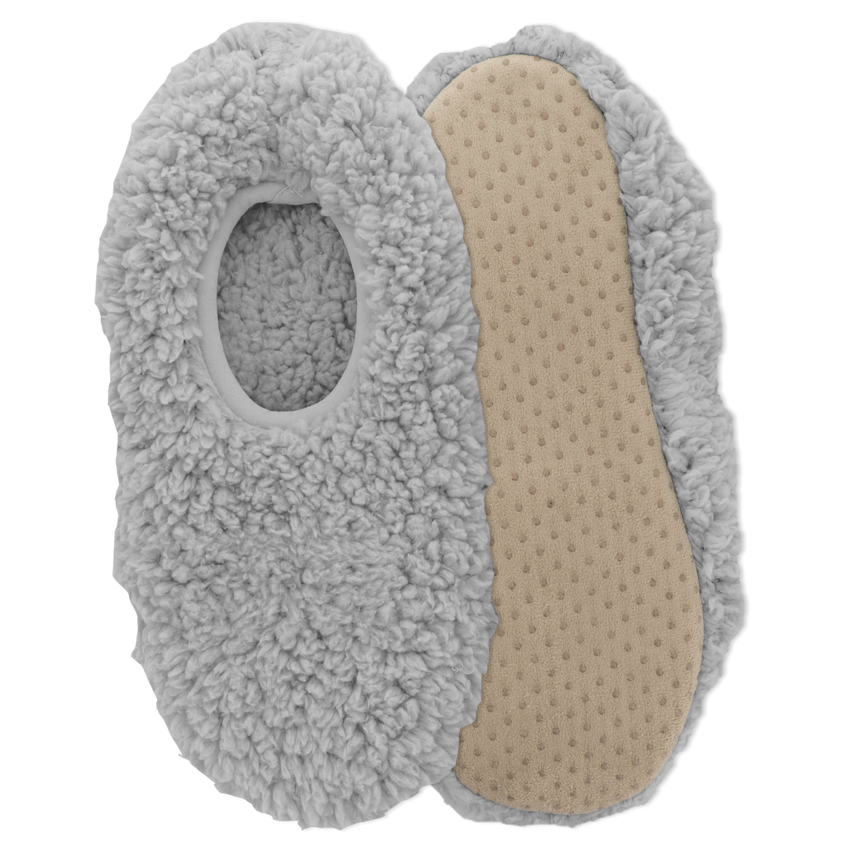 k. bell socks K.Bell Women's Soft & Dreamy™ Sherpa Slippers Gray