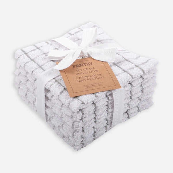 Kaf Home Checkered Dishcloths