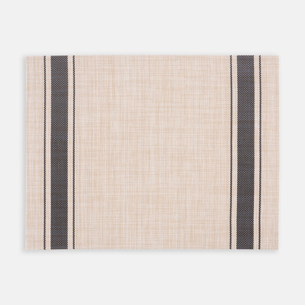 Kaf Home Farmhouse Stripe Textiline Placemats